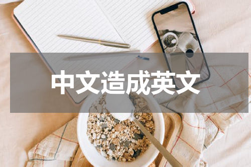 中文造成英文