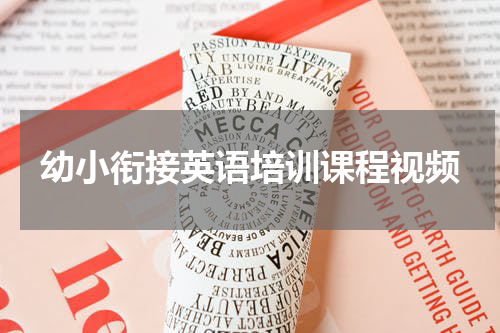幼小衔接英语培训课程视频