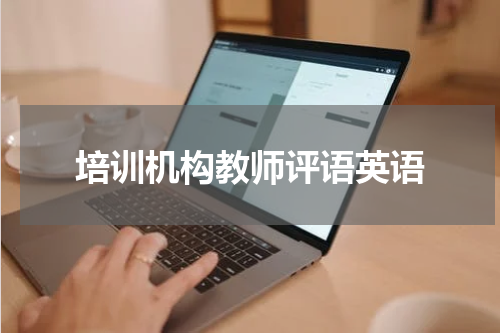培训机构教师评语英语