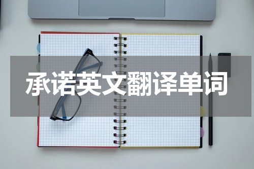 承诺英文翻译单词