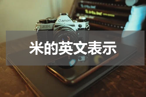 米的英文表示