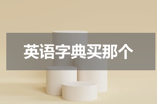 英语字典买那个