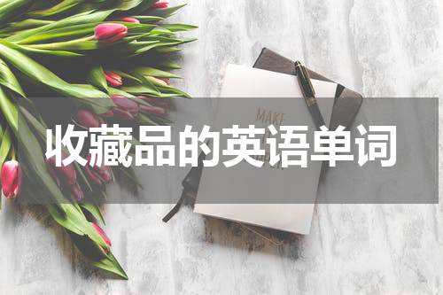 收藏品的英语单词