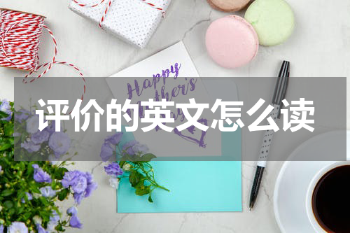 评价的英文怎么读