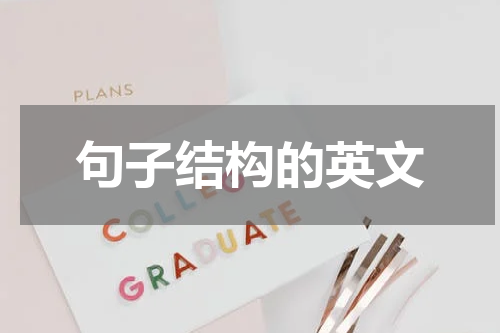句子结构的英文