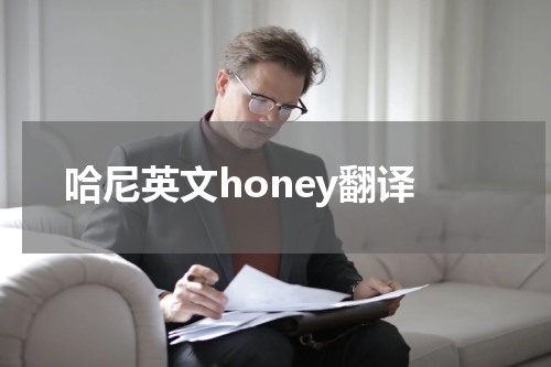 哈尼英文honey翻译