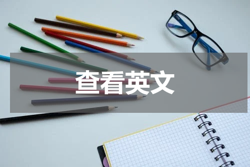 查看英文