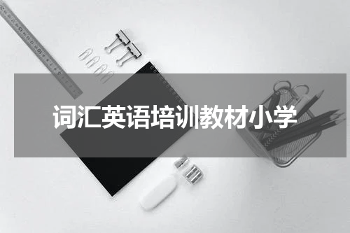 词汇英语培训教材小学