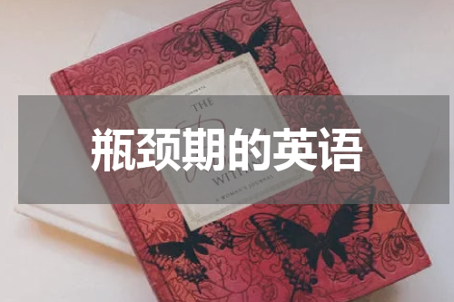 瓶颈期的英语