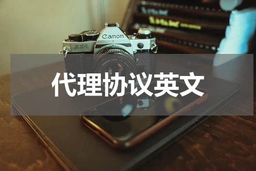 代理协议英文