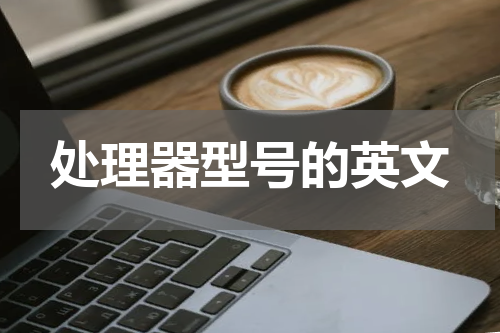 处理器型号的英文