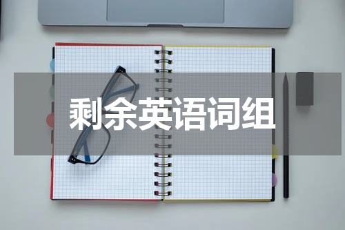 剩余英语词组