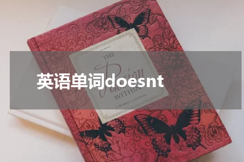 英语单词doesnt