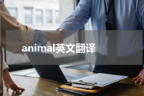 animal英文翻译