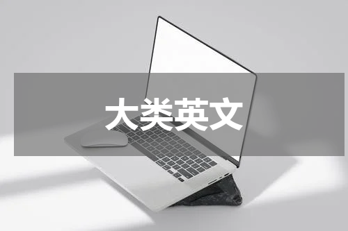 大类英文